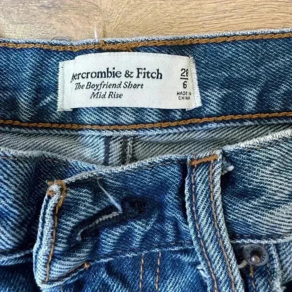 Abercrombie & Fitch Blue Jean Shorts - Picture 4 of 5